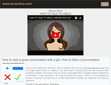 Tablet Screenshot of lautentica.com